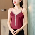 thumbnail image 1 of Women Summer Fashion Tops Printed V Neck Sleeveless Shirts Casual Loose Comfortable Camisole Tops Shorts And Top Women Women Top 4 Cropped Tops Womens Camisole 40 Top Birthday Women Silk Top Women 3x, 1 of 3