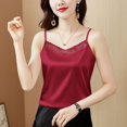 thumbnail image 1 of Women Summer Fashion Tops Printed V Neck Sleeveless Shirts Casual Loose Comfortable Camisole Tops plus Size Top 510 Beaded Womens Top Athletic Cropped Top Top Women Animal Printed Silk Tops for Women, 1 of 6