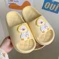 thumbnail image 1 of Women Summer Flip Flop Cute Cartoon Duck Slippers Couples Indoor Bathroom Anti-slip Outdoor Soft Thick Platform Beach Sandals, 1 of 6