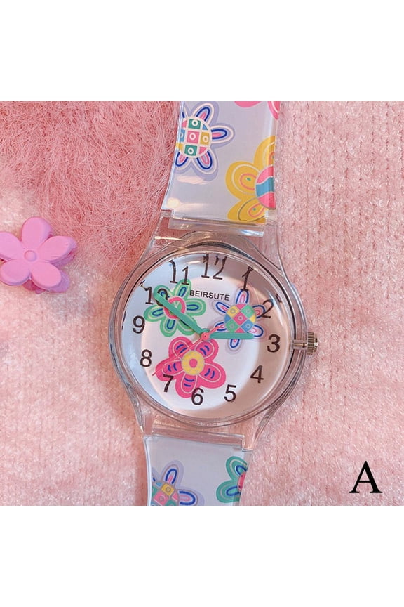 Women Summer Flower Watches Colorful Casual Round Digital New