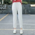 thumbnail image 1 of Women Summer High Waisted Palazzo Pants Wide Leg Long Pant Trousers With Pocket Casual Pants for Women for Work Very Soft Leggings Flare Women Long Sleeve Button down Shirt with Pants Casual Pajama, 1 of 7
