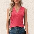 thumbnail image 1 of Women Summer Jacket Fashion Casual Round Neck Shirt Sleeveless T Shirt Vest Adjustable Tops for Women Workout Set Active Crop 3xl Tops for Women Athletic Tops Girls Wardrobe Women Pocket Top Fitness, 1 of 8
