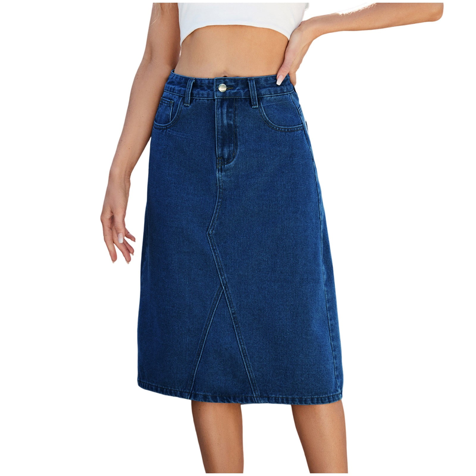 chinese dress ladies Amazon.com: Long Denim Dress main image 1