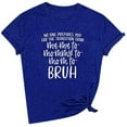 thumbnail image 1 of Women Summer Letter Print Fun O Neck Cute T-Shirts Blouse Tops, 1 of 1