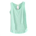 thumbnail image 1 of Women Summer Loose Bamboo Cotton Vest Tank T-Shirt Casual Sleeveless Blouse Tops, 1 of 2