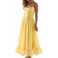thumbnail image 1 of Women Summer Maxi Dress Spaghetti Strap Y2k Cute Ruffle Tiered Wedding Guest Flowy Dress, 1 of 7