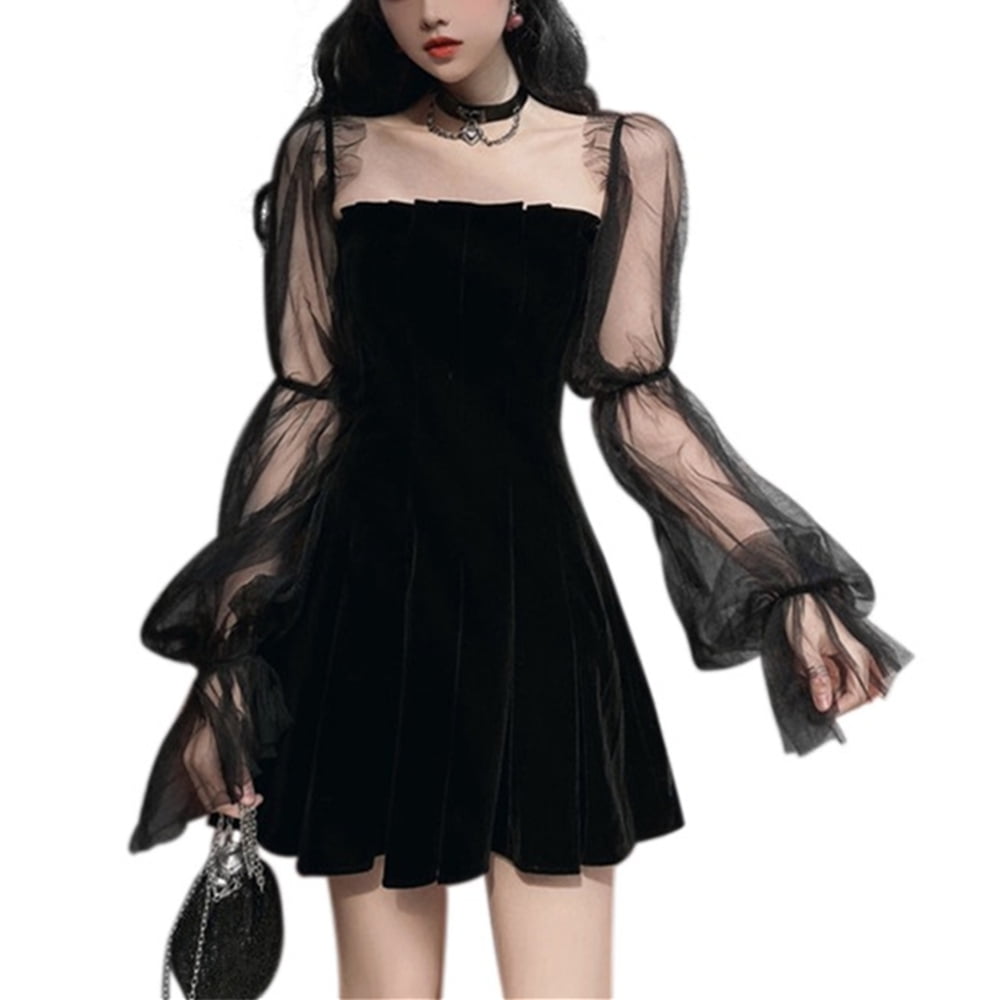 Black Cotton Cold Shoulder Short Dress – MoonTara-thanhphatduhoc.com.vn