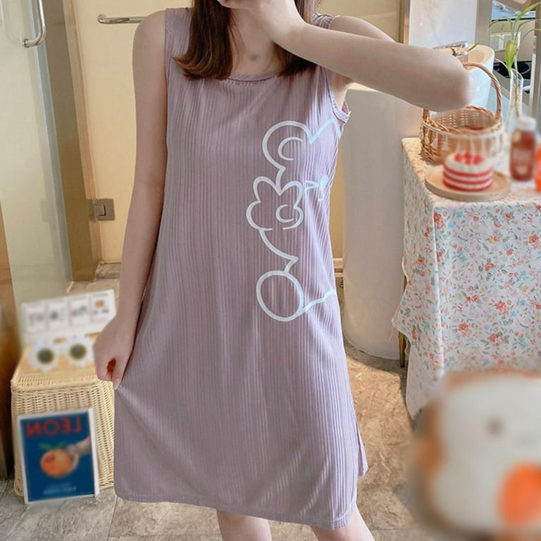 https://i5.walmartimages.com/seo/Women-Summer-Nightdress-Girls-Sleeveless-Pajama-Crew-Neck-Loose-Sleepwear-Casual-Home-Night-Gown-Korean-Version-Pajama-Cartoon-Printing-Dress-with-Re_dd8c1512-72b2-4516-be40-1a4c64281492.127d4893cb8752c67c9e24a3ebec3a60.jpeg?odnHeight=768&odnWidth=768&odnBg=FFFFFF