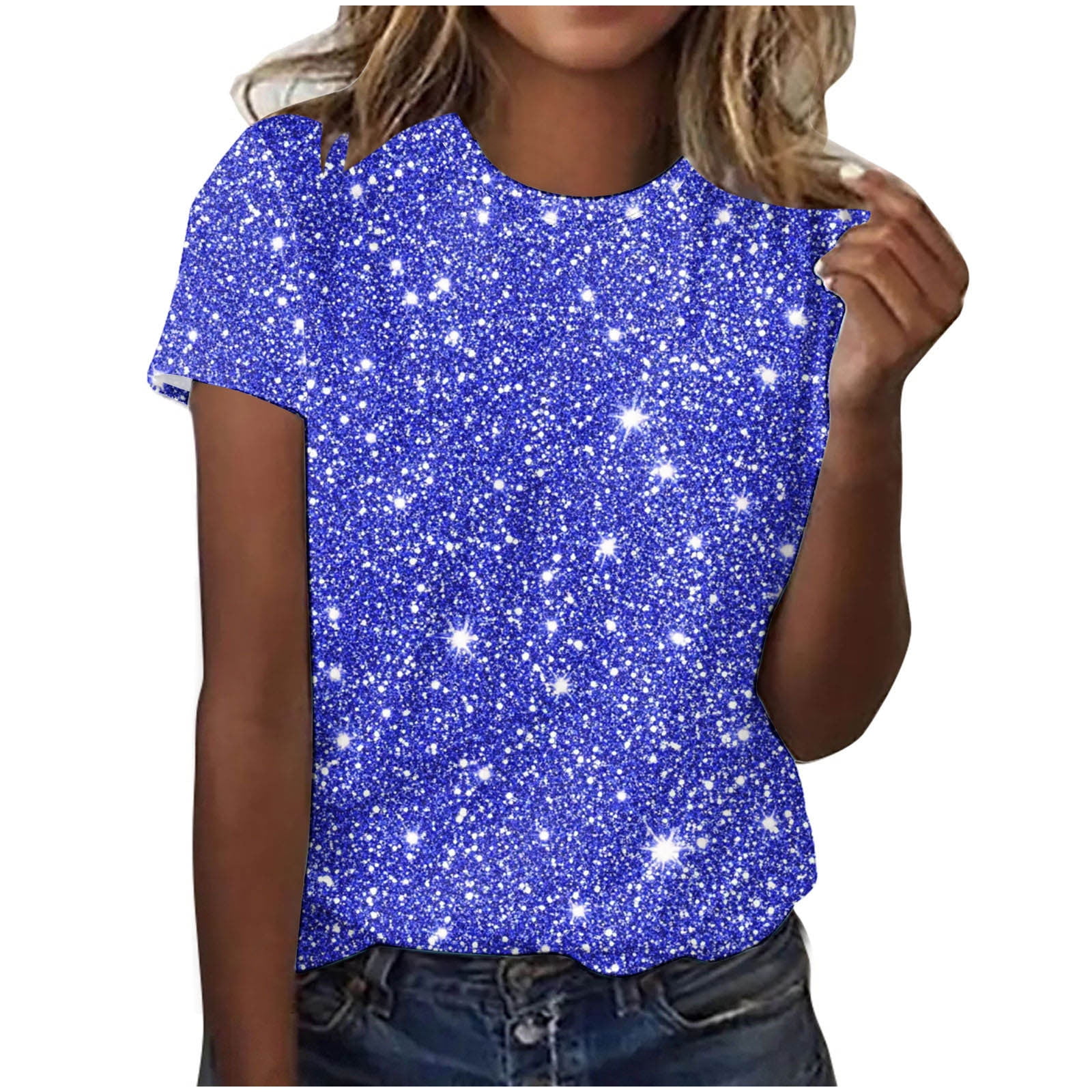 Women Summer Shirts Clearance Sale Womens Shirts Dressy Button down ...