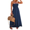thumbnail image 1 of Women Summer Sleeveless Jumpsuit Casual Strapless Wide Leg Jumpsuit, 1 of 4