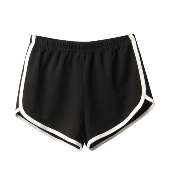 Women Summer Sport Casual Shorts Beach Short Pants, Weekend Shorts Activewear Women's Black