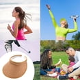 thumbnail image 1 of Clip On Sun Visor Hat for Women Men, Wide Brim Sunshade Cap with Hair Clip, Outdoor Sun Protection Visor for Running Cycling Fishing Sports and Beach, Lightweight & Breathable Summer Sun Hat, 1 of 4