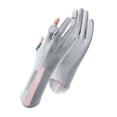 thumbnail image 1 of Women Summer Sun Protection Cycling Gloves Touchscreen Full Finger Driving Gloves for Commuting Travel Outdoor Activities, 1 of 8