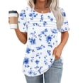 thumbnail image 1 of Women Summer Tops 2025 Tshirts Shirts Graphic Funny Women Slim Fit Basic Tees Skinny Crop, 1 of 6