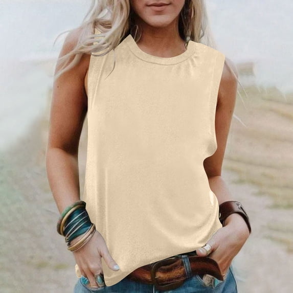 Women Summer Tops Tank Top for Women Summer V Neck Tops for Women 2025 Womens Solid Color Tops Fitted T Shirts