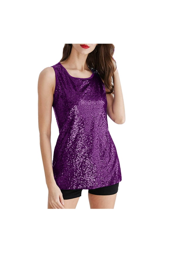 Women Summer Tops,Suit for Women,Summer Casual Solid Color Shiny Sequin Suit Undershirt,Suits for Women