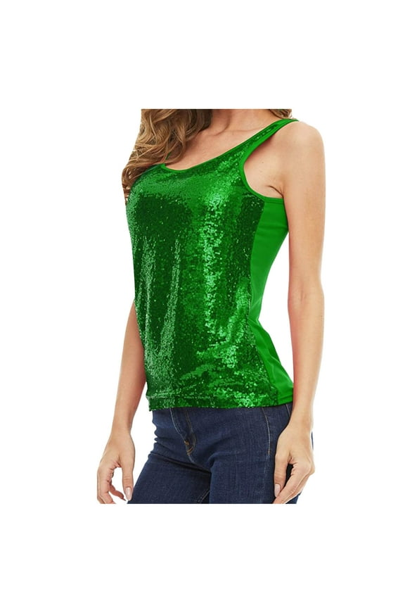 Women Summer Tops,Suit for Women,Summer Casual Solid Color Shiny Sequin Suit Undershirt,Suits for Women