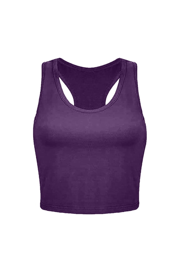Women Summer Tops Women Casual Sunrise Print Tank Hiking Sleeveless Shirt Tees Vest Tops Breathable Camisole Idol Top Top Dresses for Bulk Camisole Bulk Loose Toe Band Star Girl Cute Workout Purple