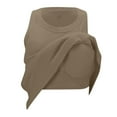 thumbnail image 1 of Women Summer Tops Women's Fashion With Bra Crewneck Solid Color Sexy Base Inside With Outside Wear Top Vest Bra 30 Top Date Night Tops for Women Casual Winter Dress Tan Woman Junior Camp Khaki 2XL, 1 of 8