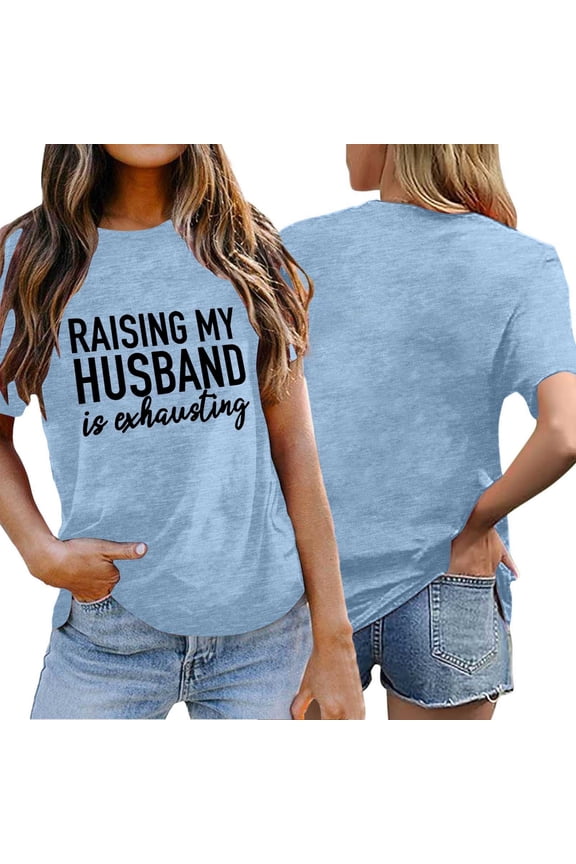 Women Summer Tops Women's Fashion Print Top Loose Crew Neck T Shirt Girl Satin Leopard Blouse Silk Women Top plus Size Short Sleeve Tunic Tops for Fashion Wrap Periwinkle Shirt Ladies Long Light Blue