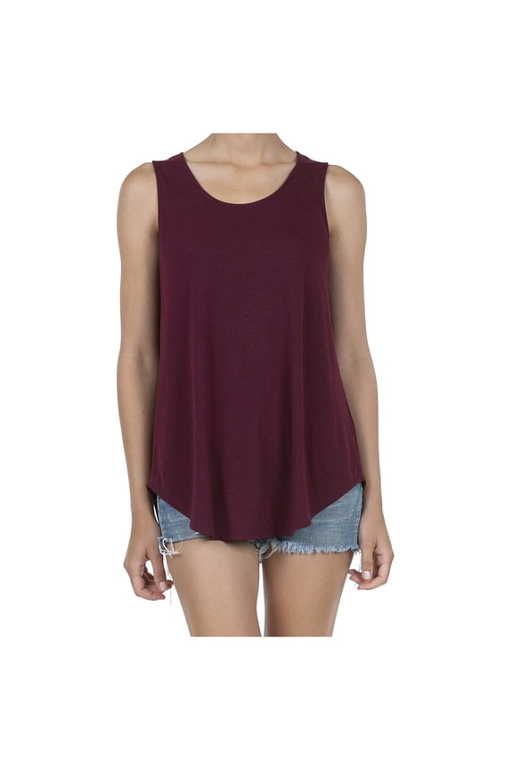 Women Summer Tops Women's Fashion Summer Soft O-Neck Sleeveless Loose T-Shirt Tank Blouse Top Character Tops for Women Comfortable for Bodysuit Shirts Active Wear Crop Top Tween M