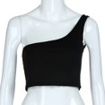 thumbnail image 1 of Women Summer Tops Womens Sexy Vest Fashion Blouse Camisole Sleeveless T-Shirt Crop for Women Top Undershirt Casual Fall Tops Little Crop Workout Junior Top Shirt Business Clothes Cleavage Black M, 1 of 7