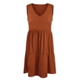 thumbnail image 1 of Women Summer Tunic Dress Casual Loose Shift Dresses Tshirt Beach Dress Female, 1 of 8