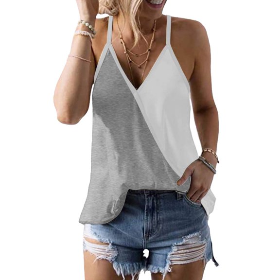 Women Summer V Neck Boho Floral Print Tank Tops Casual Sleeveless Shirts Womens Tops Top Men 3xl Crop Top Athletic Undershirt Women 2xl Top for Women Cropped Top Women Undershirt Top 3xl Top Tops for