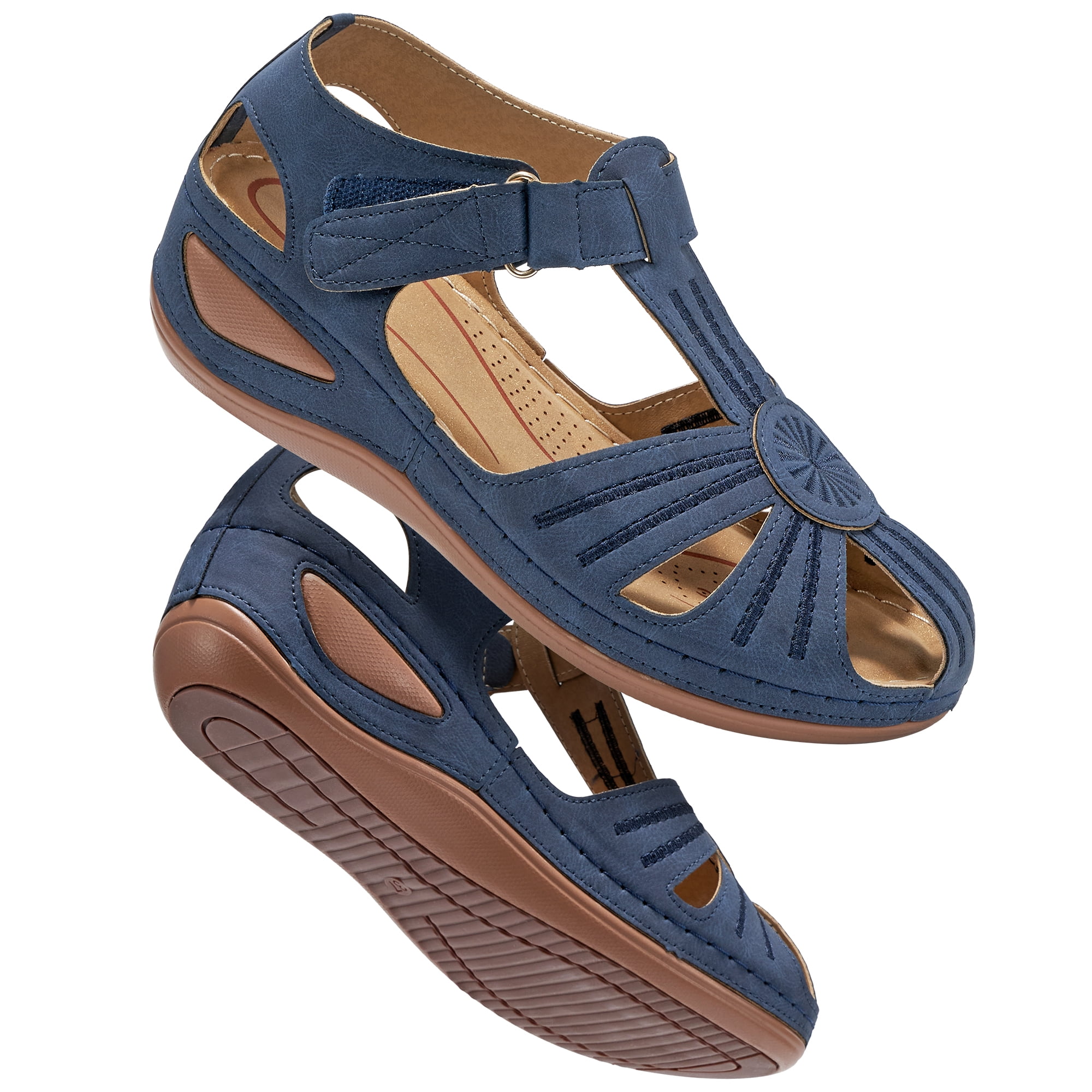 Women Summer Wedge Sandals Bohemia Causal Sandals Comfortable Outdoor ...
