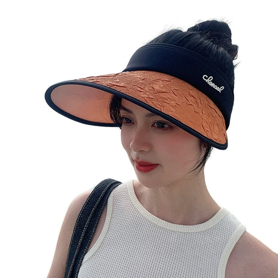 Women Sun Hat Empty Top Long Brim UV Adjustable Lightweight Sunscreen Anti slip Gardening Women Summer Hat Clothes Accessory