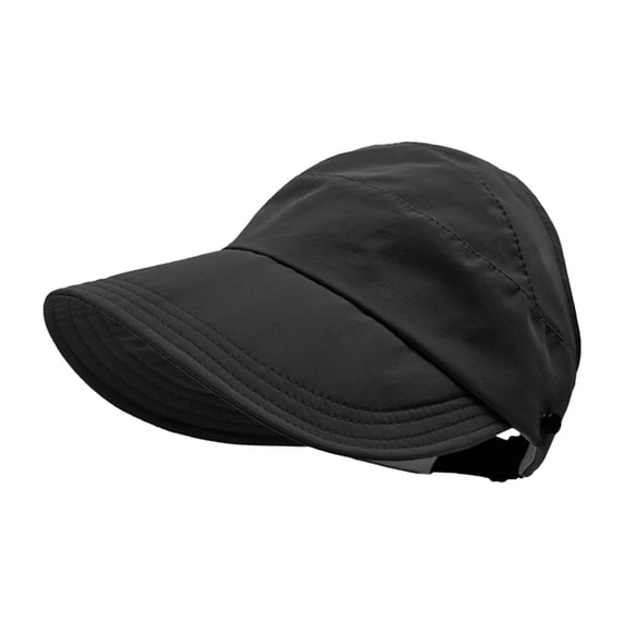 Women Sun Hat,Floppy Sun Hats Wide Brim Hats Packable Sun Hat Walking Hat Fishing Hats Large Sun Hat Women Beach Hat Boating Hat Large Brim Hats For Women Foldable Sun Hats,Black