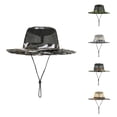 thumbnail image 1 of Women Sun Hat Wide Brim Cap Leisure Adjustable Buckle Visor Cap, 1 of 2