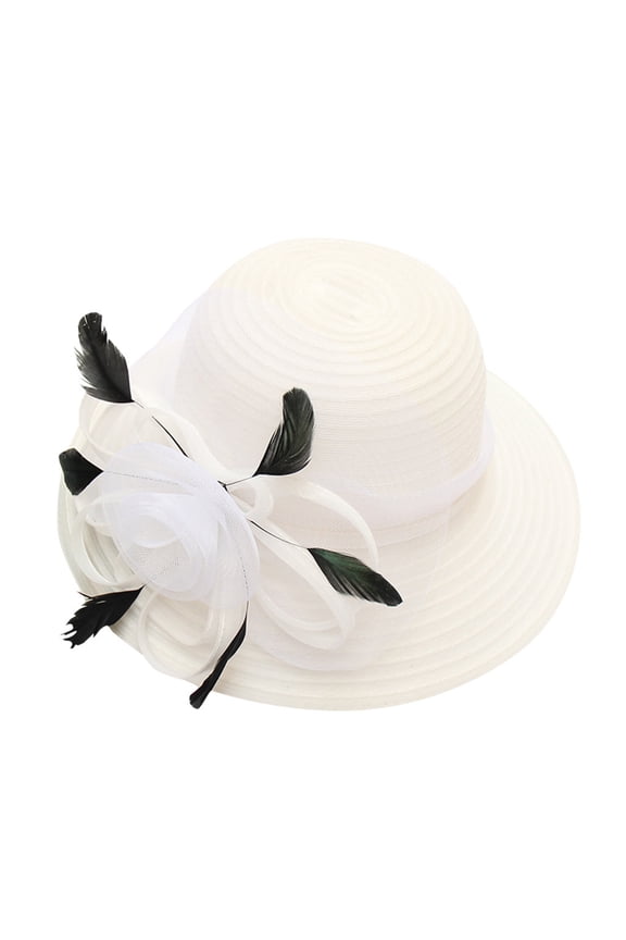 Women Sun HatsChurch Kentucky Daily Cap Fascinator Bridal Tea Party Wedding Hat