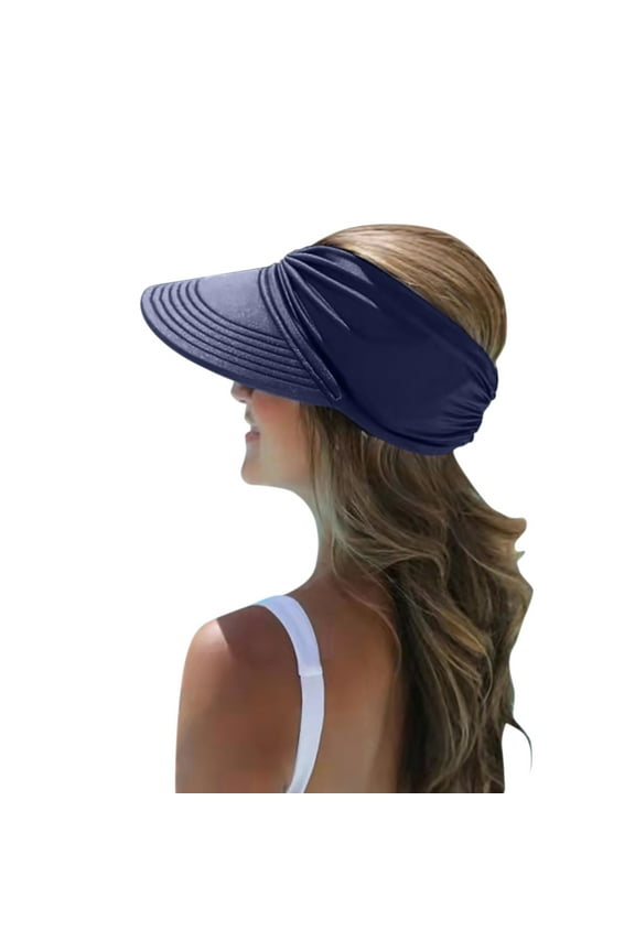 Women Sun HatsVisor Wide Hat Summer Face Beach Sports Cap