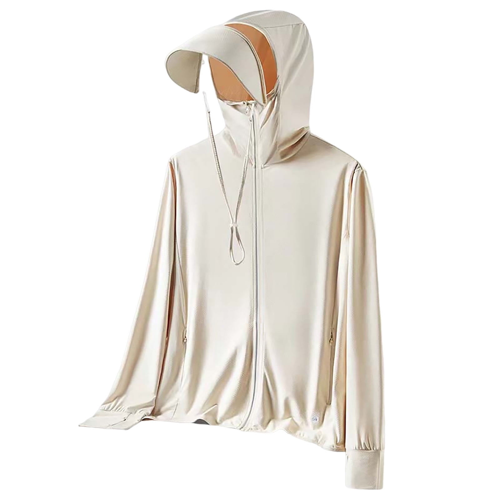 Women Sun Hoodie Jacket Lightweight Long Sleeve Sun Shirt Women Pocket