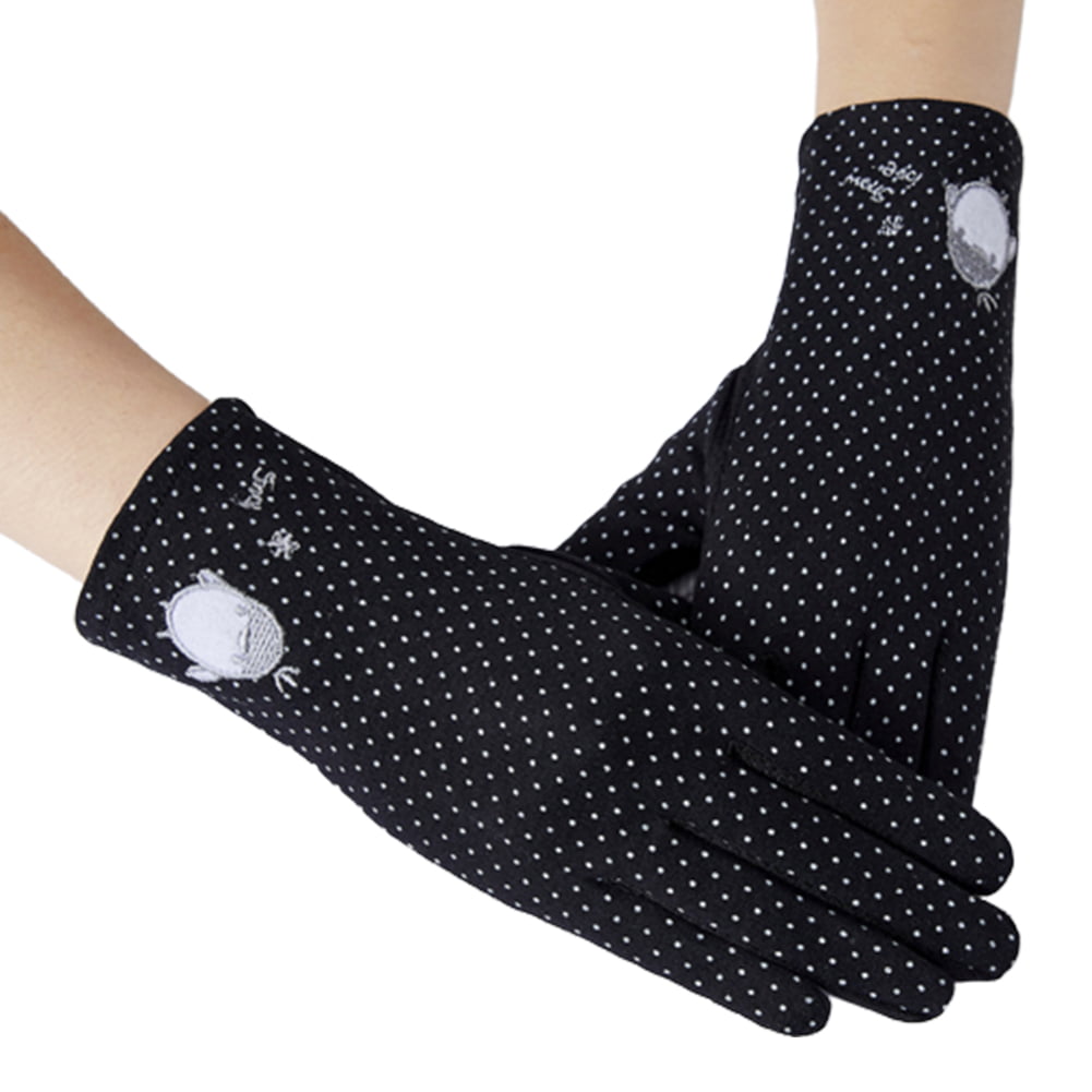 Summer Women's Sunscreen Uv Protection Lace Gloves Women's Short Driving  Gloves Touch Screen, Smooth And Not Easy To Deform.