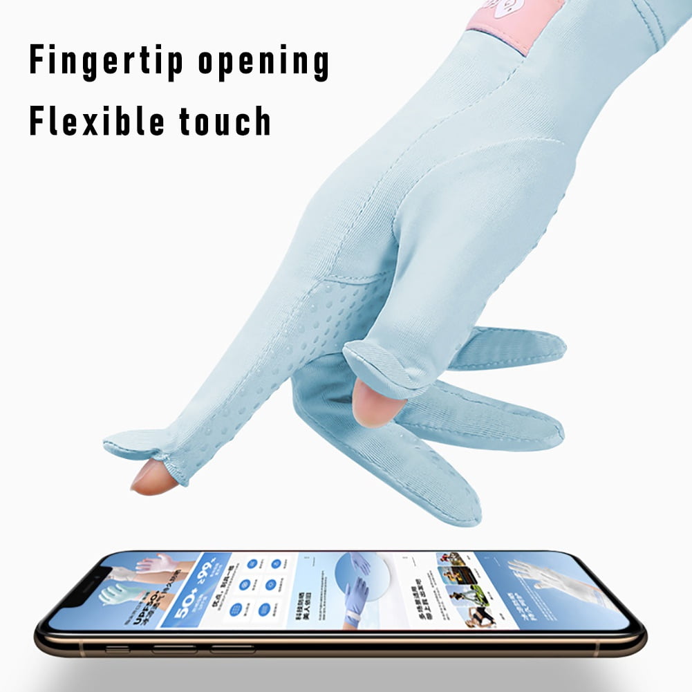 Women Sun Protective Gloves Uv Protection Summer Sunblock Gloves