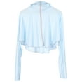 thumbnail image 1 of Women Sun Screen Cloak Summer Beach Sunscreen Cloak Sun Wrap UV with Hooded Zipper for Cycling Riding Beach Holiday (Sky-blue), 1 of 4