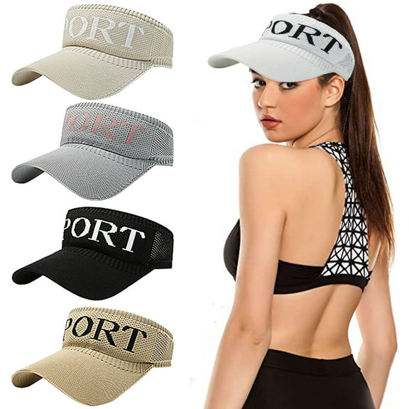 Women Sun Visor Hat for Women Breathable Hats Elastic Sports Hat Empty Top Quick Drying Hat
