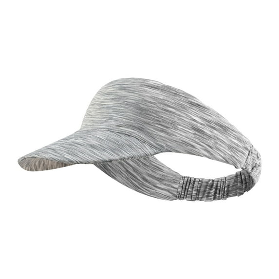 Women Sun Visors Cap Empty Top Wide Brim Headband Hat With