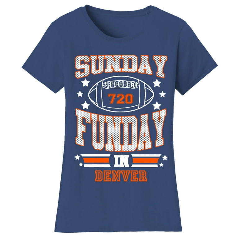 Women Sunday Funday Football T Shirt