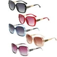 thumbnail image 1 of Women Sunglasses, Classic Women Sunglasses UV400 Protection Oversized Polarised Sunglasses Sparkling Large Frame Sunglasses for Women/Tea, 1 of 5