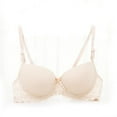 thumbnail image 1 of Women Super Boost Front Push Up Bra Gel Padded Side Support Plunge A B Cup Bra, 1 of 2