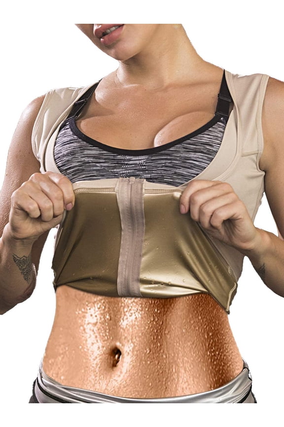 Women Sweat TaLELINTA Top Sauna Vest Compression Outfit Waist Trainer for Home Outdoor Weight Loss TaLELINTA Top Fat Burner Vest Shapewear