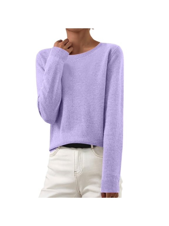 Women Sweater Oversized Pullover Sweaters Casual Loose Crewneck Long Sleeve Knit Jumper Tops Winter Warm Sweaters
