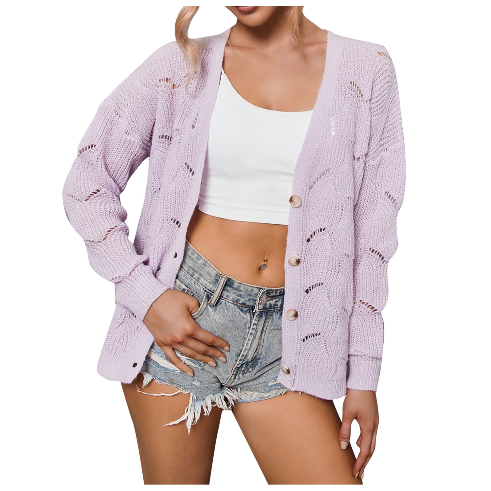 Oatmeal Cardigan Sweaters for Women Color Solid Winter Coat Women Lambswool  Hoodie Knit Long Sleeve Cardigan, Pink, One Size : : Clothing,  Shoes & Accessories