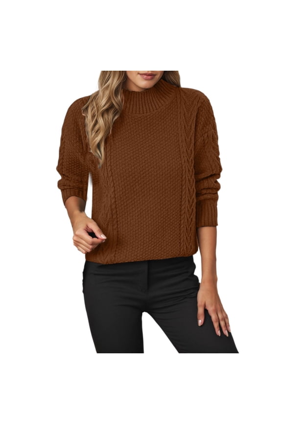 Women Sweaters Long Sleeve Crew Neck Pull Over Sweaters Light Sweaters Womens Fall Sweater Clothes for Women