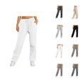 thumbnail image 1 of Women Sweatpants 2026 Fall Winter Fashion Elastic High Waist Drawstring Wide Leg Loose Casual Yoga Pants with Pockets, 1 of 9