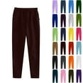 thumbnail image 1 of Women Sweatpants Sport Pants Casual Trousers Solid Color Large Size Running Fitness Sports Pants With Pockets, 1 of 5