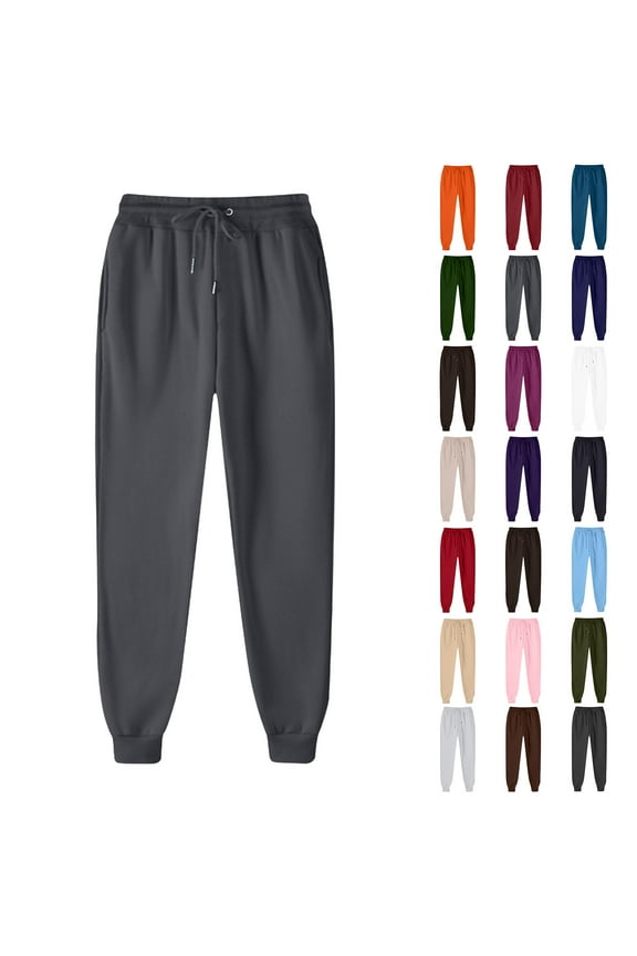 Women Sweatpants Sport Pants Drawstring High Waist Sweatpant Comfy Fall Winter Joggers Pants with Pockets